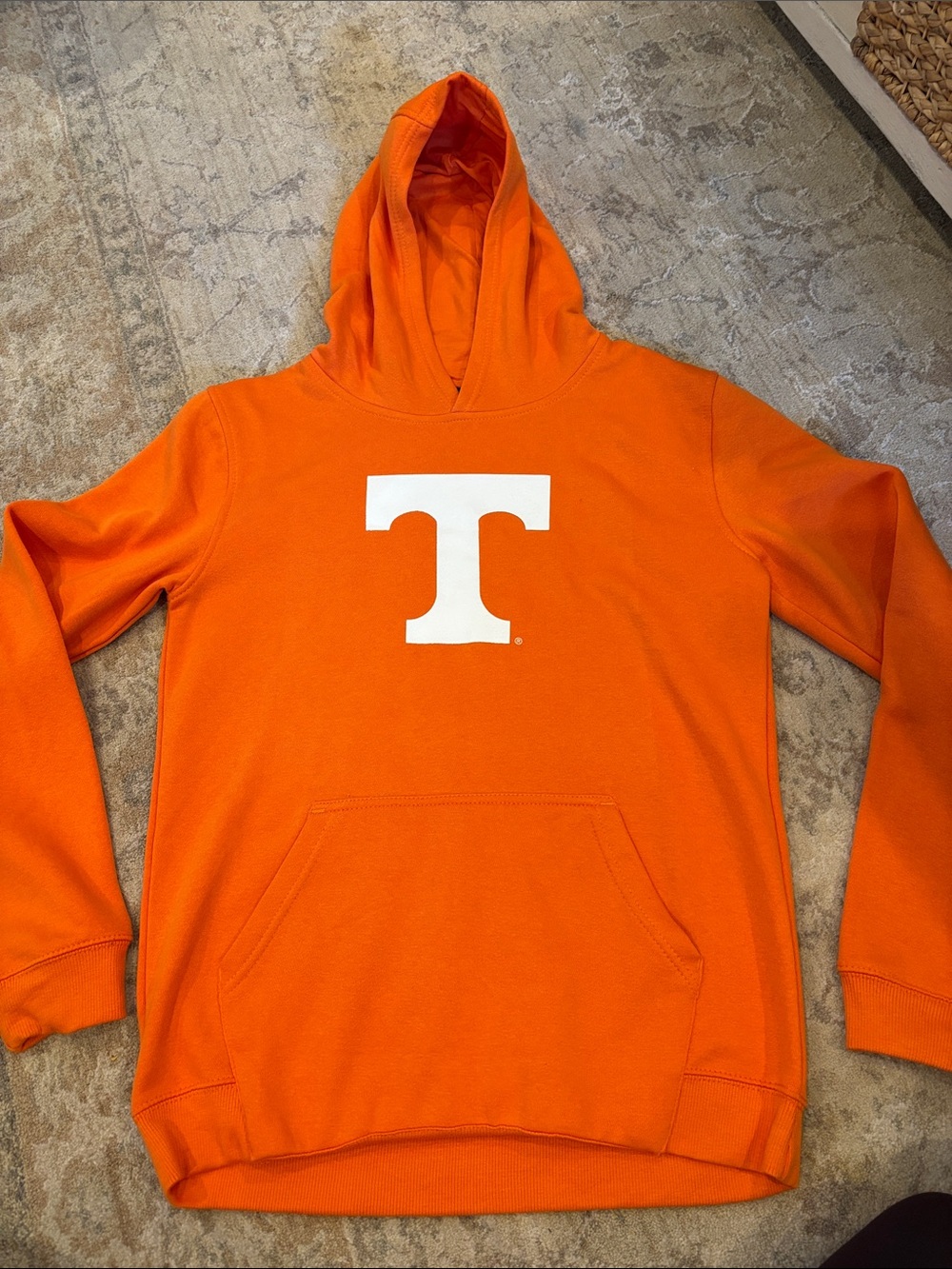 Orange University T Pullover Hoodie - Big Boy size